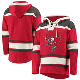 Tampa Bay Buccaneers '47 Lacer V-Neck Pullover Hoodie - Red online