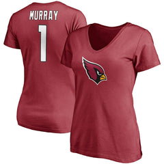 Kyler Murray Arizona Cardinals Women's Player Icon Name & Number V-Neck T-Shirt - Cardinal discount