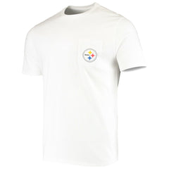 Pittsburgh Steelers Vineyard Vines Big & Tall Helmet T-Shirt - White sale