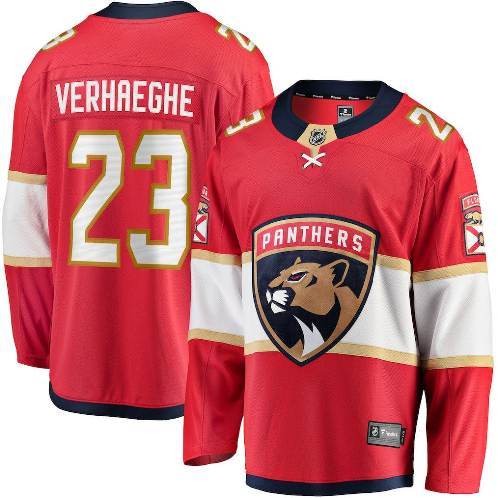 Carter Verhaeghe Florida Panthers Fanatics Home Breakaway Jersey - Red Jerseys