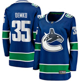 Thatcher Demko Vancouver Canucks Fanatics Women's Home Breakaway Jersey - Blue Jerseys