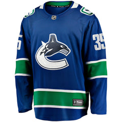 Thatcher Demko Vancouver Canucks Fanatics Home Breakaway Jersey - Blue Jerseys