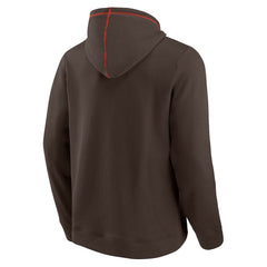 Cleveland Browns Tiebreaker Pullover Hoodie - Brown discount