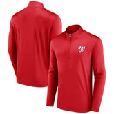 Washington Nationals Underdog Mindset Quarter-Zip Top Red