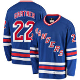 Mike Gartner New York Rangers Fanatics Premier Breakaway Retired Player Jersey - Blue Jerseys