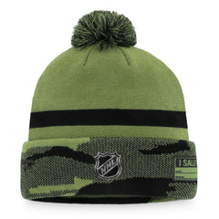 Ottawa Senators Fanatics Military Appreciation Cuffed Knit Hat with Pom - Camo Hats