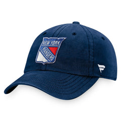 New York Rangers Fanatics Core Primary Logo Adjustable Hat - Navy Hats
