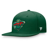 Minnesota Wild Fanatics Primary Logo Snapback Hat - Green Hats