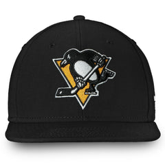 Pittsburgh Penguins Fanatics Primary Logo Snapback Hat - Black Hats