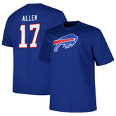 Josh Allen Buffalo Bills Big & Tall Player Name & Number T-Shirt - Royal on sale