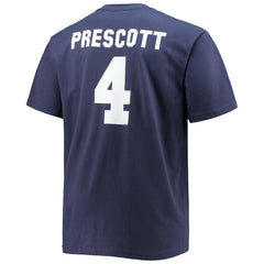 Dak Prescott Dallas Cowboys Big & Tall Player Name & Number T-Shirt - Navy online