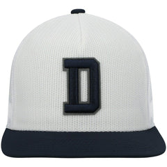 Dallas Cowboys HOOey Logo Snapback Hat - White/Navy discount