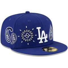 Los Angeles Dodgers Paisley Elements 59FIFTY Fitted Hat Royal