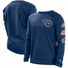 Tennessee Titans New Era Hype 2-Hit Long Sleeve T-Shirt - Navy for sale