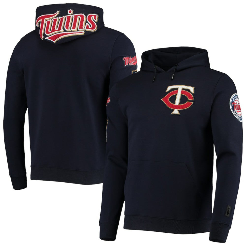 Minnesota Twins Pro Standard Team Logo Pullover Hoodie Navy