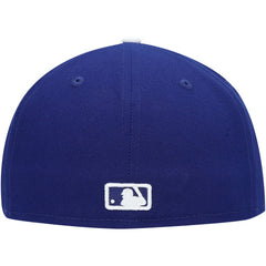 Los Angeles Dodgers White Logo 59FIFTY Fitted Hat Royal