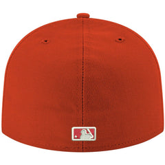 Colorado Rockies White Logo 59FIFTY Fitted Hat Red