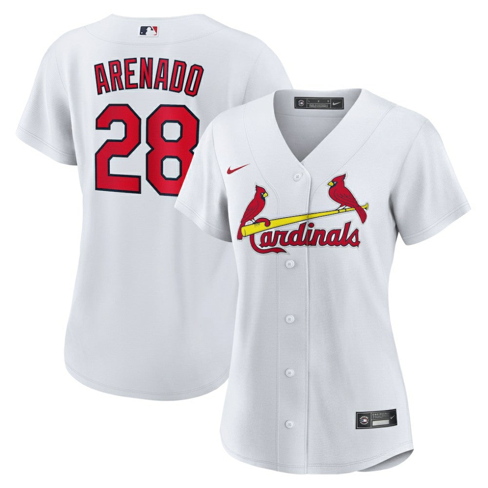 Nolan Arenado St. Louis Cardinals Women's Home Official Replica Player Jersey White