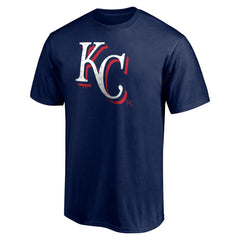 Kansas City Royals Red White and Team T-Shirt Navy