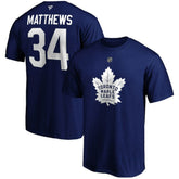 Auston Matthews Toronto Maple Leafs Fanatics Big & Tall Name & Number T-Shirt - Blue T-shirts