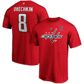 Alexander Ovechkin Washington Capitals Fanatics Big & Tall Captain Patch Name & Number T-Shirt - Red T-shirts