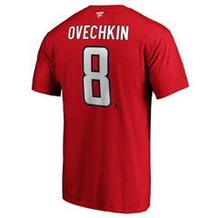 Alexander Ovechkin Washington Capitals Fanatics Big & Tall Captain Patch Name & Number T-Shirt - Red T-shirts