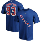 Mika Zibanejad New York Rangers Fanatics Big & Tall Name & Number T-Shirt - Blue T-shirts