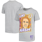 Steve Nash Phoenix Suns Youth Hardwood Classics King of the Court Player T-Shirt - Gray discount