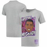Tracy McGrady Toronto Raptors Youth Hardwood Classics King of the Court Player T-Shirt - Gray for sale
