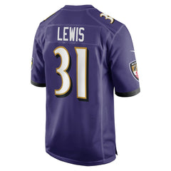 Jamal Lewis Baltimore Ravens Retired Player Game Jersey - Purple sale