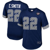 Emmitt Smith Dallas Cowboys Retired Player Name & Number Mesh Top - Navy cheap