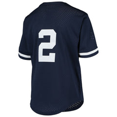 Derek Jeter New York Yankees Youth Cooperstown Collection Mesh Batting Practice Jersey Navy