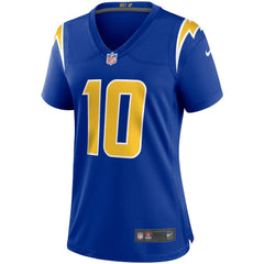 Justin Herbert Los Angeles Chargers Women's Game Jersey - Royal outlet