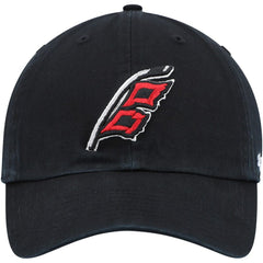 Carolina Hurricanes '47 Alternate Logo Clean Up Adjustable Hat - Black Hats