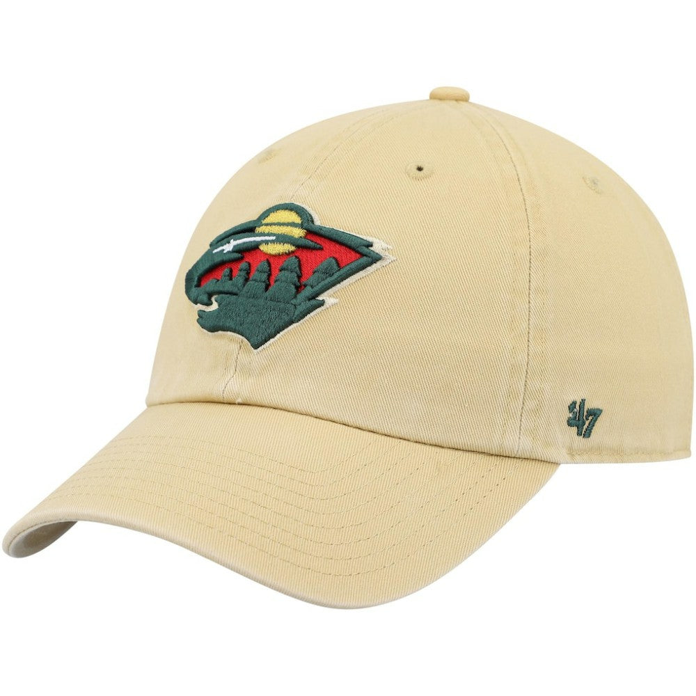 Minnesota Wild '47 Clean Up Adjustable Hat - Gold Hats