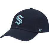 Seattle Kraken '47 Clean Up Adjustable Hat - Deep Sea Blue Hats