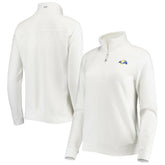 Los Angeles Rams Vineyard Vines Women's Shep Shirt Quarter-Zip Sweatshirt - White online
