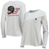 Atlanta Falcons Vineyard Vines Women's Helmet Long Sleeve T-Shirt - White discount