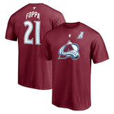 Peter Forsberg Colorado Avalanche Fanatics Authentic Stack Retired Player Nickname & Number T-Shirt - Burgundy T-shirts
