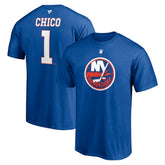 Glenn Resch New York Islanders Fanatics Authentic Stack Retired Player Nickname & Number T-Shirt - Royal T-shirts