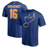 Brett Hull St. Louis Blues Fanatics Authentic Stack Retired Player Nickname & Number T-Shirt - Blue T-shirts