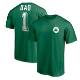 Boston Celtics Number One Dad T-Shirt - Green on sale