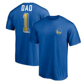 Golden State Warriors Number One Dad T-Shirt sale - Royal discount