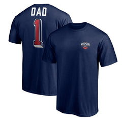 New Orleans Pelicans Number One Dad T-Shirt - Navy on sale