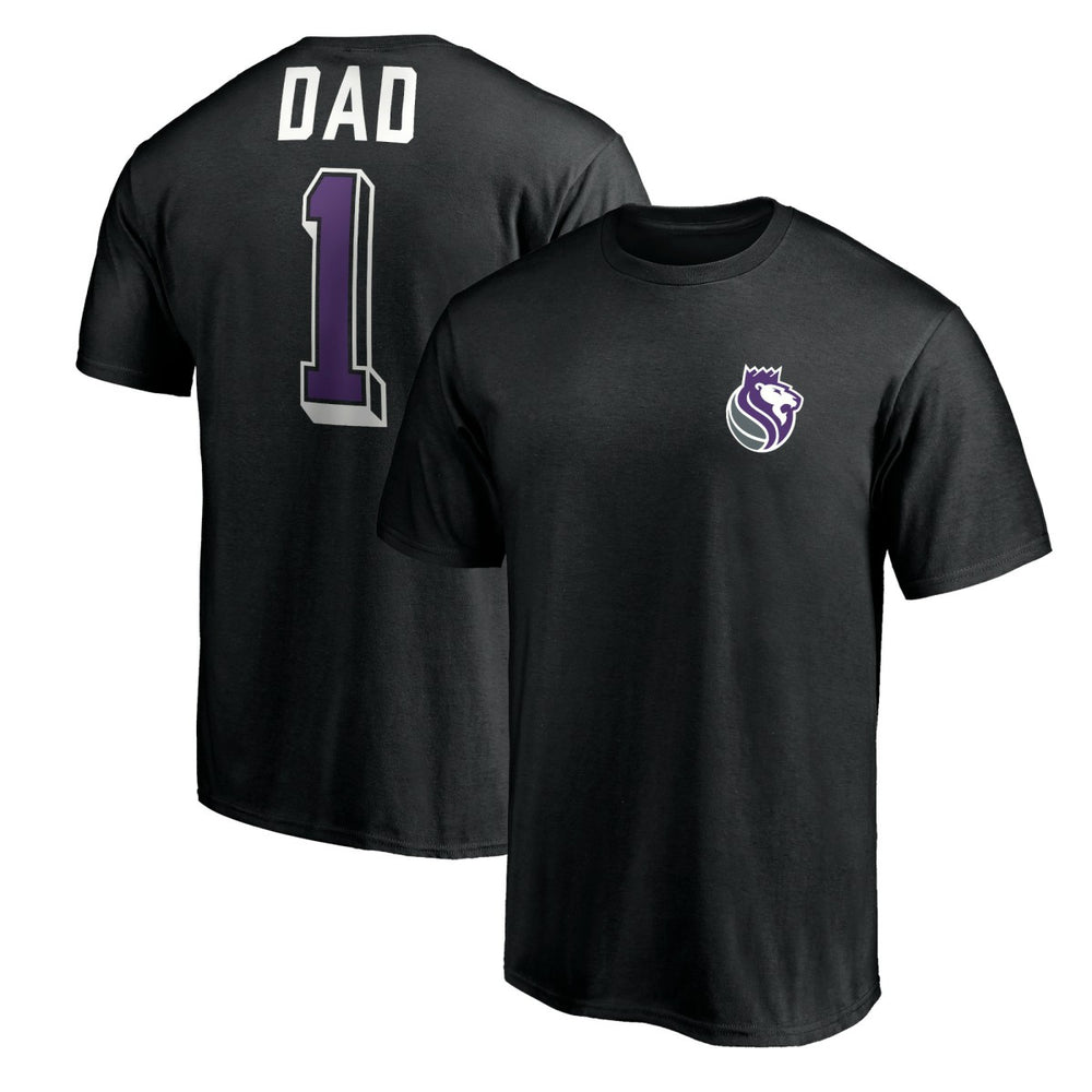 Sacramento Kings Number One Dad T-Shirt - Black cheap