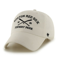 Boston Red Sox Cross Bats Clean Up Adjustable Hat White