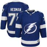 Victor Hedman Tampa Bay Lightning Youth Home Premier Player Jersey - Blue Jerseys