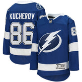 Nikita Kucherov Tampa Bay Lightning Youth Home Premier Player Jersey - Blue Jerseys