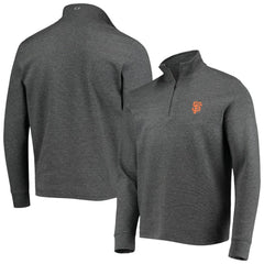 San Francisco Giants Vineyard Vines Saltwater Quarter-Zip Jacket Charcoal