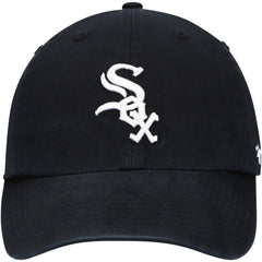 Chicago White Sox Youth Team Logo Clean Up Adjustable Hat Black